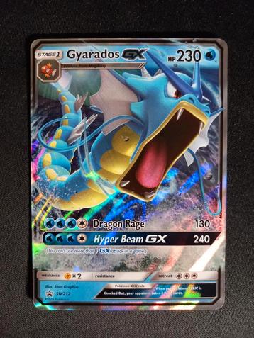 Pokemon Gyarados GX SM212 Black Star Promo NM beschikbaar voor biedingen