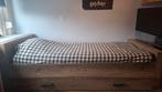 Kidsmill Brent bed 90x200cm, Ophalen, 90 cm, Eenpersoons, Bruin