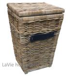Rieten wasmand vierkant model, Ophalen of Verzenden, Nieuw, Vierkant, Riet