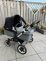 Bugaboo donkey duo 2, Kinderen en Baby's, Kinderwagens en Combinaties, Gebruikt, Verstelbare duwstang, Bugaboo, Ophalen of Verzenden