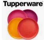 Tupperware Allegra Borden Set, Huis en Inrichting, Keuken | Tupperware, Ophalen of Verzenden, Nieuw
