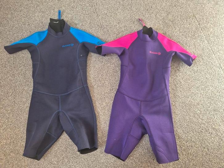 Olaian Wetsuits - Perfect voor watersport!, Watersport en Boten, Watersportkleding, Zo goed als nieuw, Wetsuit, Kind, Ophalen of Verzenden