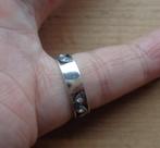 zilveren STE BEE ring met cubic zirkonia [937], Sieraden, Tassen en Uiterlijk, Ringen, Met kristal, 18 tot 19, Verzenden, Nieuw