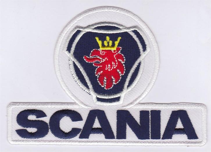 Scania stoffen opstrijk patch embleem #4, Verzamelen, Automerken, Motoren en Formule 1, Nieuw, Auto's, Verzenden