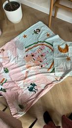 HEMA dekbed overtrek kasteel peuter dekbed roze 120 x 150, Kinderen en Baby's, Kinderkamer | Beddengoed, Meisje, Dekbedovertrek