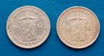 2 x 1/2 gulden 1929 & 1930 Wilhelmina, Verzenden, Koningin Wilhelmina, ½ gulden, Setje