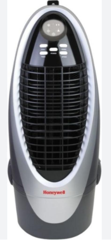 Honeywell aircooler CS10XE, Witgoed en Apparatuur, Airco's, Gebruikt, Minder dan 60 m³, 3 snelheden of meer, Ventileren, Afstandsbediening