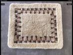 Sealskin twee badmatten 60 x 70 cm kleur beige met blokrand, Ophalen of Verzenden