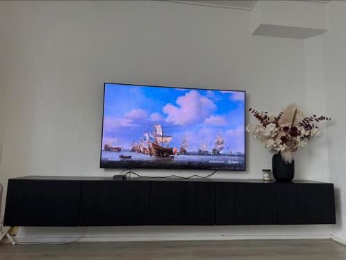 Besta tv meubel zwart, Huis en Inrichting, Kasten | Televisiemeubels, Gebruikt, Minder dan 100 cm, 200 cm of meer, 25 tot 50 cm