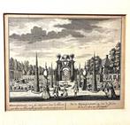Antieke gravure Meergenoegen (in Amsterdam), Ophalen of Verzenden