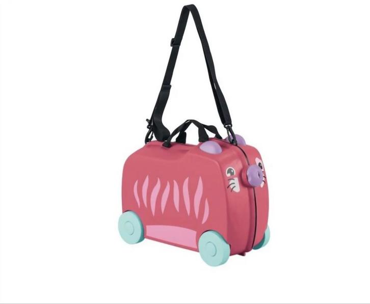 Leuke Kinderkoffer, Sieraden, Tassen en Uiterlijk, Koffers, Gebruikt, Hard kunststof, Minder dan 50 cm, Minder dan 35 cm, Wieltjes