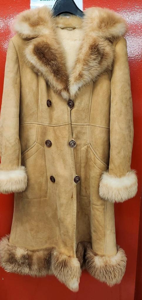 Penny Lane Coat echt leer en bont, Kleding | Dames, Jassen | Winter, Zo goed als nieuw, Ophalen of Verzenden