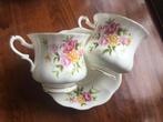 Royal Ascot Country Bouquet 2 kop en schotels, Ophalen of Verzenden, Porselein, Kop en/of schotel