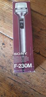 Vintage microfoon Sony F-230 M in originele doosje, Ophalen of Verzenden, Gebruikt, Zangmicrofoon
