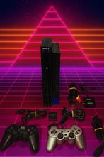 Playstation 2 set met hdd incl spellen, Ophalen of Verzenden, Zo goed als nieuw, Laptop, USB