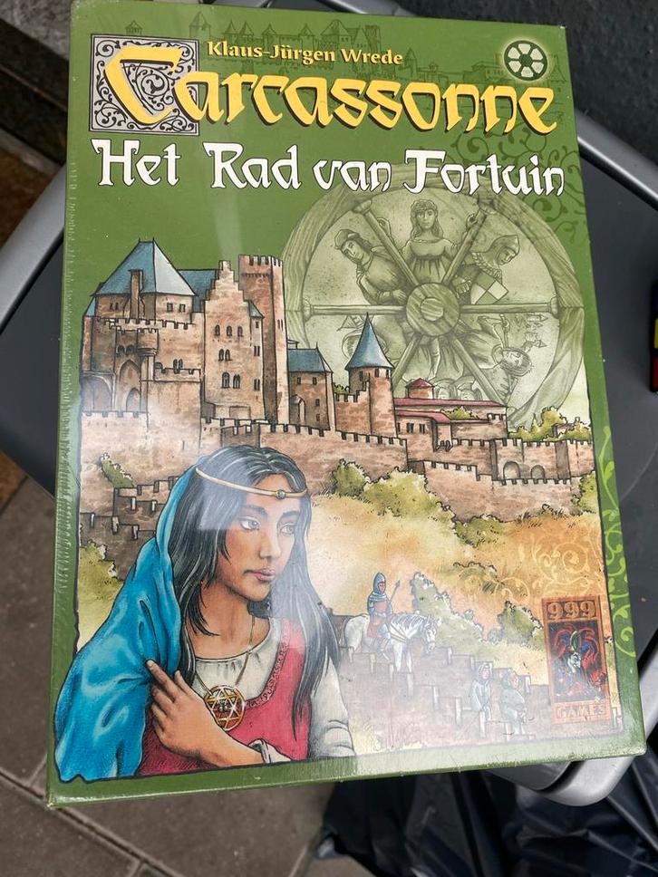 Carcassonne: Het Rad van Fortuin - Bordspel, Hobby en Vrije tijd, Gezelschapsspellen | Bordspellen, Nieuw, Een of twee spelers