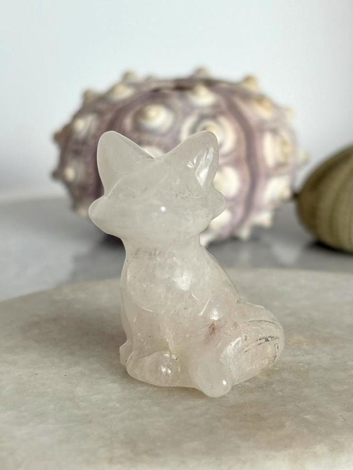 Bergkristal vosje, Verzamelen, Mineralen en Fossielen, Ophalen of Verzenden