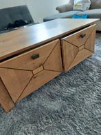 Massief  mooie salon tafel  eiken, Zo goed als nieuw, Minder dan 50 cm, Rechthoekig, 50 tot 100 cm