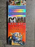 2 kinderboeken: Encyclopedie & De wereld ontdekken, Boeken, Encyclopedieën, Onbekend, Ophalen of Verzenden, Zo goed als nieuw