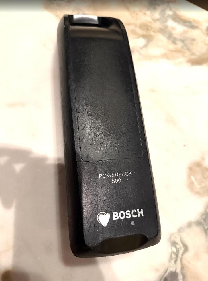 Bosch E-bike Accu 500Wh + Oplader Urban Arrow, Fietsen en Brommers, Fietsaccessoires | Fietsaccu's, Gebruikt, Ophalen