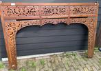 Houtsnijwerk / hoofdbord bed, Antiek en Kunst, Antiek | Meubels | Bedden, Ophalen of Verzenden