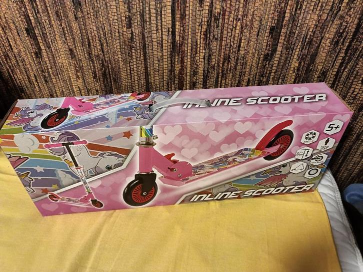 Inline scooter (step) – Meisjes – Nieuw in doos, Kinderen en Baby's, Speelgoed | Buiten | Actiespeelgoed, Nieuw, Ophalen of Verzenden