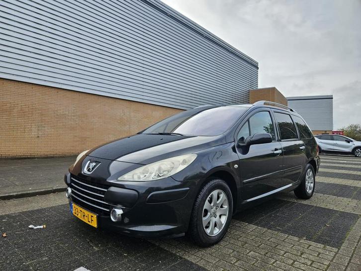 Peugeot 307 1.6 16V XR Break 2007 Zwart, Auto's, Peugeot, Particulier, Benzine, D, Stationwagon, Handgeschakeld, Origineel Nederlands