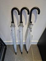 3x Transparante paraplu - 1x gebruikt, Sieraden, Tassen en Uiterlijk, Paraplu's, Ophalen, Transparant, Zo goed als nieuw, Wit
