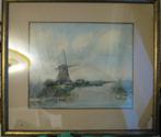 aquarel van H.J. Oudshoorn, Ophalen