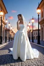Pronovias Prianna strapless trouwjurk nieuw!, Ophalen, Nieuw, Wit, Trouwjurk