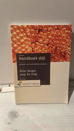 P. Burger - Handboek stijl, Ophalen of Verzenden, Zo goed als nieuw, P. Burger