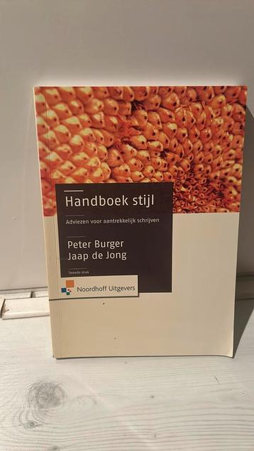 P. Burger - Handboek stijl beschikbaar voor biedingen