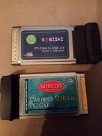2x PCMCIA PC Card naar USB 2.0 Sitecom - Kobishi, Ophalen of Verzenden, Gebruikt, Extern, Sitecom, Kobishi