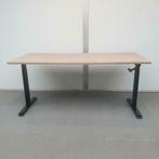 Slinger verstelbaar zit-sta bureau 180x80 cm – zwart frame