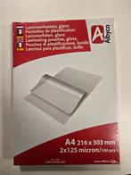 Albyco Lamineerhoezen A4 - 100 stuks - EXTRA DIK 125 micron, Diversen, Ophalen of Verzenden, Nieuw
