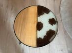Salontafel Epoxy (koffiebonen), Hout & Mat Zwarte Afwerking, Overige materialen, Rond, Zo goed als nieuw, Minder dan 50 cm