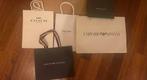 Coach, prada, Tommy, Armani , of meer papier tassen, Verzenden, Zo goed als nieuw, Overige kleuren, Overige typen