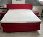 Boxspring norma, Huis en Inrichting, Ophalen, Zo goed als nieuw, Tweepersoons, Rood