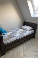 GRATIS 1 persoons bed, Gebruikt, 90 cm, Eenpersoons, Bruin