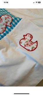 Baby dekbedovertrek  met kussen sloof €10, Jongetje of Meisje, Wit, Dekbedovertrek, Ophalen of Verzenden