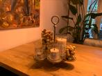 Mooie riviera maison kandelaar, compleet + Woodwick kaarsen, Huis en Inrichting, Woonaccessoires | Kandelaars en Kaarsen, Ophalen