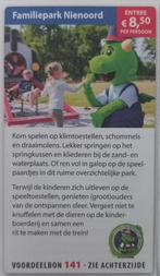 Postcodeloterij bon 141 Familiepark Nienoord, Tickets en Kaartjes, Kortingen en Cadeaubonnen, Drie personen of meer, Kortingsbon
