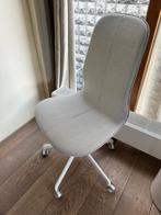 IKEA Langfjall bureaustoel wit/beige, Ophalen, Zo goed als nieuw