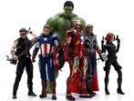 Hot toys avengers team plus Nick Fury en Phil Coulson, Ophalen of Verzenden, Zo goed als nieuw