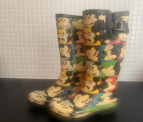 Disney Mickey Mouse  regenlaarzen maat 37 - vintage, Kinderen en Baby's, Kinderkleding | Schoenen en Sokken, Gebruikt, Laarzen