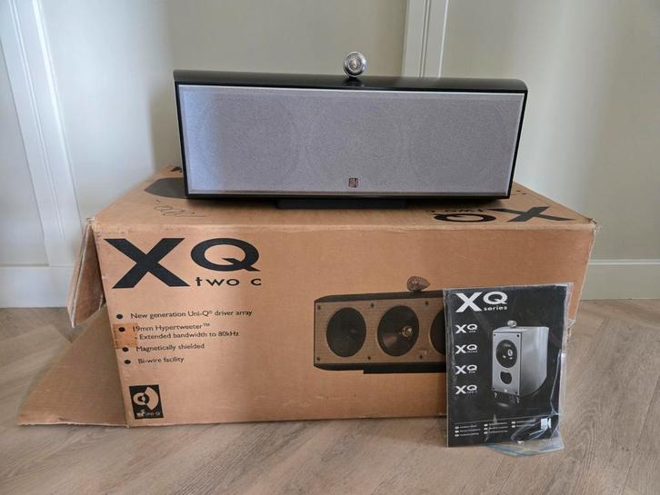KEF XQ two C; prachtige 4 weg center speaker., Audio, Tv en Foto, Luidsprekers, Zo goed als nieuw, Center speaker, 120 watt of meer