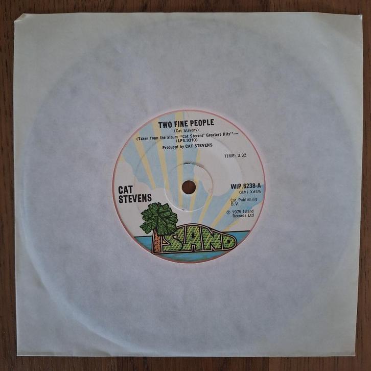 Cat Stevens - Two Fine People (010), Cd's en Dvd's, Vinyl Singles, Gebruikt, Pop, Ophalen of Verzenden