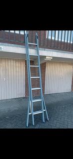 Dirks ladder 2 x 7 glazenwassers, Ophalen, Zo goed als nieuw, Ladder, 4 meter of meer