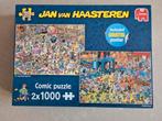 Jan van Haasteren 2 x 1000 Speelgoedwinkel & Rollerdisco, Ophalen of Verzenden, 500 t/m 1500 stukjes, Zo goed als nieuw, Legpuzzel