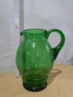 Antieke Groene Glazen Kan, Ophalen of Verzenden